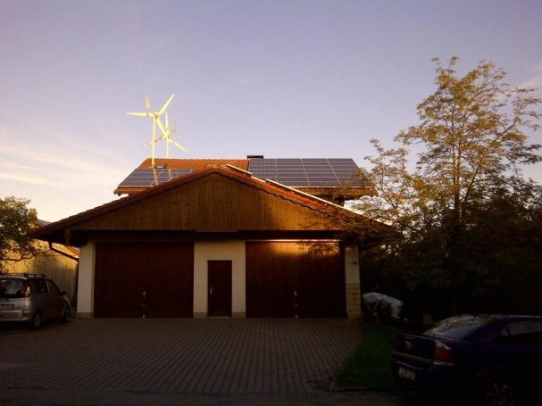 Windkraft auf dem eigenen Dach